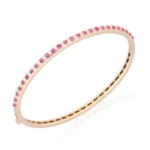 Radiant Elegance 14K (or 18k upon request) Yellow Gold Bangle Bracelet
